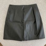 Black Leather Skirt Size M Photo 0
