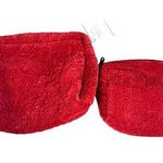 Pottery Barn Floral Medallion Cosmetic Bag Red Lot of 2 NEW with Tags Photo 0