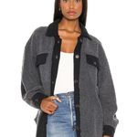 Free People Ruby Jacket In Washed Black Photo 1