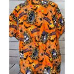 Disney Scrub Top Happy Halloween Plus size 3X 3XL Vneck Mickey Mouse Shirt Photo 2