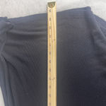 American Eagle Dress Women Medium Soft & Sexy Black Ribbed Flowy Stretch Skater Photo 10