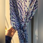 French Connection  Blue Diah sleeveless Wrap Midi Dress Photo 2