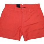 Calvin Klein Womens Porcelain Rose Linen Beach Summer Shorts Size 10 Photo 0