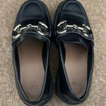 H&M  Platform Shoes Black 90s Chunky Loafers Photo 0