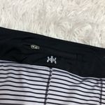 Kyodan Striped Pleated Athletic Skort Skirt Black White Large Photo 5