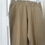 Garnet Hill Pull-on Tencel Trousers, straight leg, khaki color, size XS Photo 4