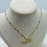 Goldie Angel Wings Heart Pendant Necklace Gold Photo 1