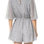 Rebecca Minkoff Steph Slate Gray Floral Romper Photo 8