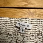 Madewell  linen creme brown pull on shorts xl Photo 2
