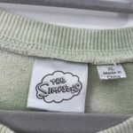 The Simpsons Lisa Tie Dye Crewneck Sweatshirt Womens XL Green Graphic Pullover Photo 1