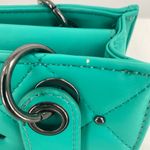 Badgley Mischka ‎ small quilted Crossbody, purse, teal Photo 2
