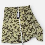 Nasty Gal  Cow Printed Ruffle Green and Brown Mini Skirt Photo 0