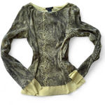 The Limited Vintage  Layer Look Snake Print Top Photo 0