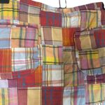J.Crew Multicolor Madras Quilt Style Patchwork Cotton Mini Skirt Women Sz 2 Photo 3