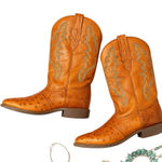 Tony Lama  TL125HD Genuine Ostrich Leather Western Cowboy Boots Size 7.5B Womens Photo 0