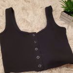 Me to We  Black Sleeveless Crop Top Sz. XS Photo 2