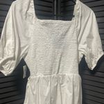 Old Navy  White Puff Sleeve Blouse Photo 3