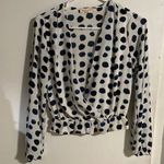 Eight Sixty Pink Lace Up Top Photo 0