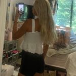 White Babydoll Tank Size XS Photo 2