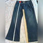 Old Navy  Classic High Rise vintage Jeans dark wash‎ women’s size 12 short Photo 7