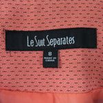 Le Suit 1990s Vintage Pink Polka Dot Blazer Jacket Black Trim 8 Photo 2