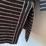 J.Jill Womens XS Long Sleeve Boat Neck Striped Pullover Sweater Tunic Top Black Photo 7