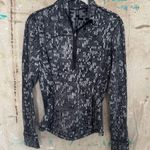 Lululemon Run Briskly 1/2 Zip, Eventide Jacquard Black Alpine White Photo 1