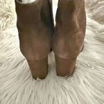 Schutz  | Women's Ankle Boots Chocolate Brown Suede Boots Zip Up | Size 9 Photo 3