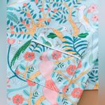 Two Piece Shorts Pajama Set Floral Tropical Women’s Pj’s Sz S NWOT Blue Photo 2