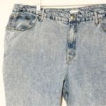 Good American  Womens Plus Size High Rise Straight Leg Lightwash Jeans Straight Photo 1