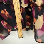 Adelyn Rae Mini Dress Women's XS Multicolor Printed Sheer Ruffle Sleeve Party Photo 8