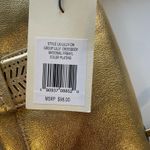 Lucky Brand NWT Lilly Leather Wallet Crossbody Bag Gold Color 8✖️5 in Photo 6