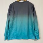 Wild Orchid Women’s Ombré Kangaroo Pocket Sweater Blue & Grey Size XL NWT Photo 7
