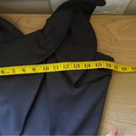 Black Halo Black Sleeveless Cocktail Date Night Party Dress Midi Knee Length Photo 5