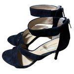 Antonio Melani Black Suede Strappy Heels – Size 7.5 Photo 0