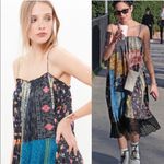 Urban Outfitters Kimchi Blue Mae Patchwork Midi Dress Small Photo 7