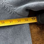 Quacker Factory Quaker Factory Vintage Knit Zip-Up Embellished Sweater Denim Pocket Ribbed Collar Unisex Y2K Streetwear XL TB328 Photo 6