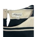 Allison Brittney  Women's Black & White Stripe Dress Photo 2