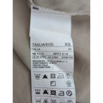 Stile Benetton Womens Blouse XS Gold Semi Sheer Office Career Business Casual Photo 5