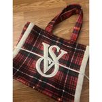 Victoria's Secret Victoria’s Secret Plaid Holiday Tote Bag Photo 2