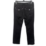 Rock & Republic Low Rise Black Cropped Kendall Jeans Size 8 Flap Pockets Grunge Photo 1