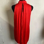 Mango # 135 Poppy Satin Bow Neck Halter Mini Dress Photo 2