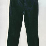 Well Worn Hunter Green Corduroy Pants Y2K 2000s Retro 90s Academia Earthy Sz 8 Photo 0