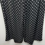 Tronjori Polka Dot Womens Pants XXL High Rise Pleated Front Wide Leg Career Chic Black Photo 8