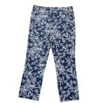 Rafaella NWT Floral Capri Dress Legging Pants Size 8 Boho Coastal Grandmother Photo 1