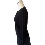 NWT Zara Black Knit Cardigan with Gold Buttons Photo 2