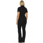 Good American Fit for Success Bootcut Jumpsuit in Black099 Size Medium Photo 12