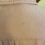 Caite Size S Embroidered Tunic Top Shirt Button Front Dusty Mauve FLAWS Pink Photo 7