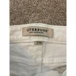 Liverpool White Denim Raw Hem Mini Skirt 2/26 Photo 2