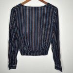 Cotton On NWT Harry twist front striped long sleeve top Sz L Photo 6